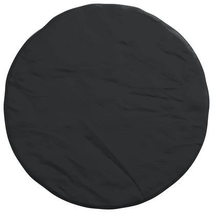 vidaXL Outdoor Table Cover Black 112 x 112 x 10 cm 210D fabric