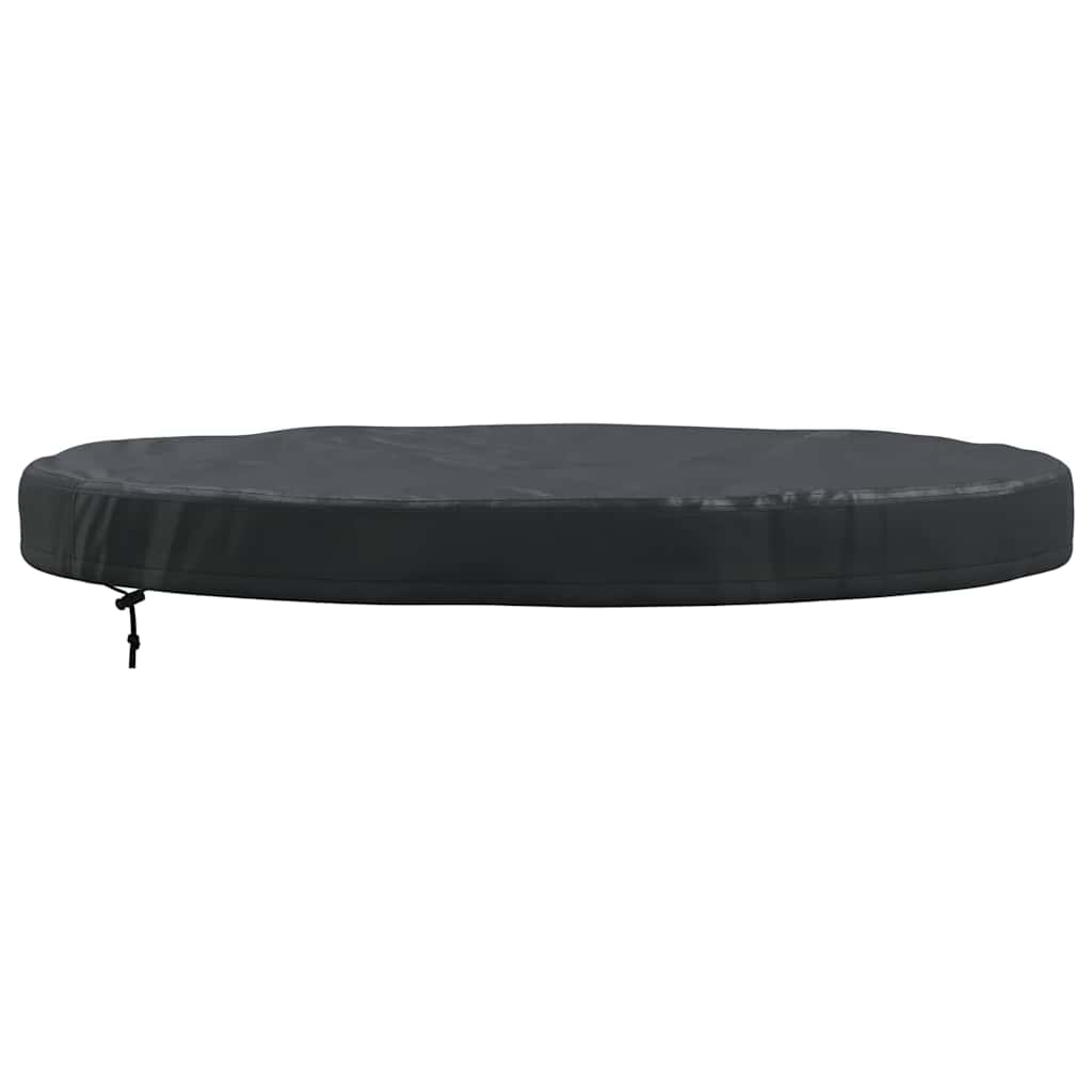 vidaXL Outdoor Table Cover Black 112 x 112 x 10 cm 420D fabric
