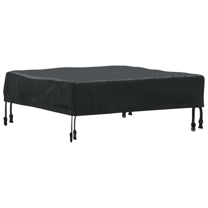 vidaXL Table Cover 72 x 72 x 15 cm Square Waterproof Black