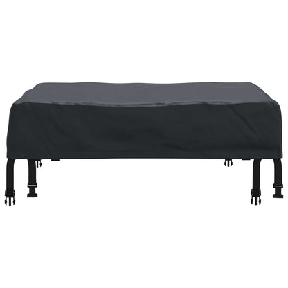 vidaXL Table Cover Plain Black 82 x 82 x 15 cm Fabric