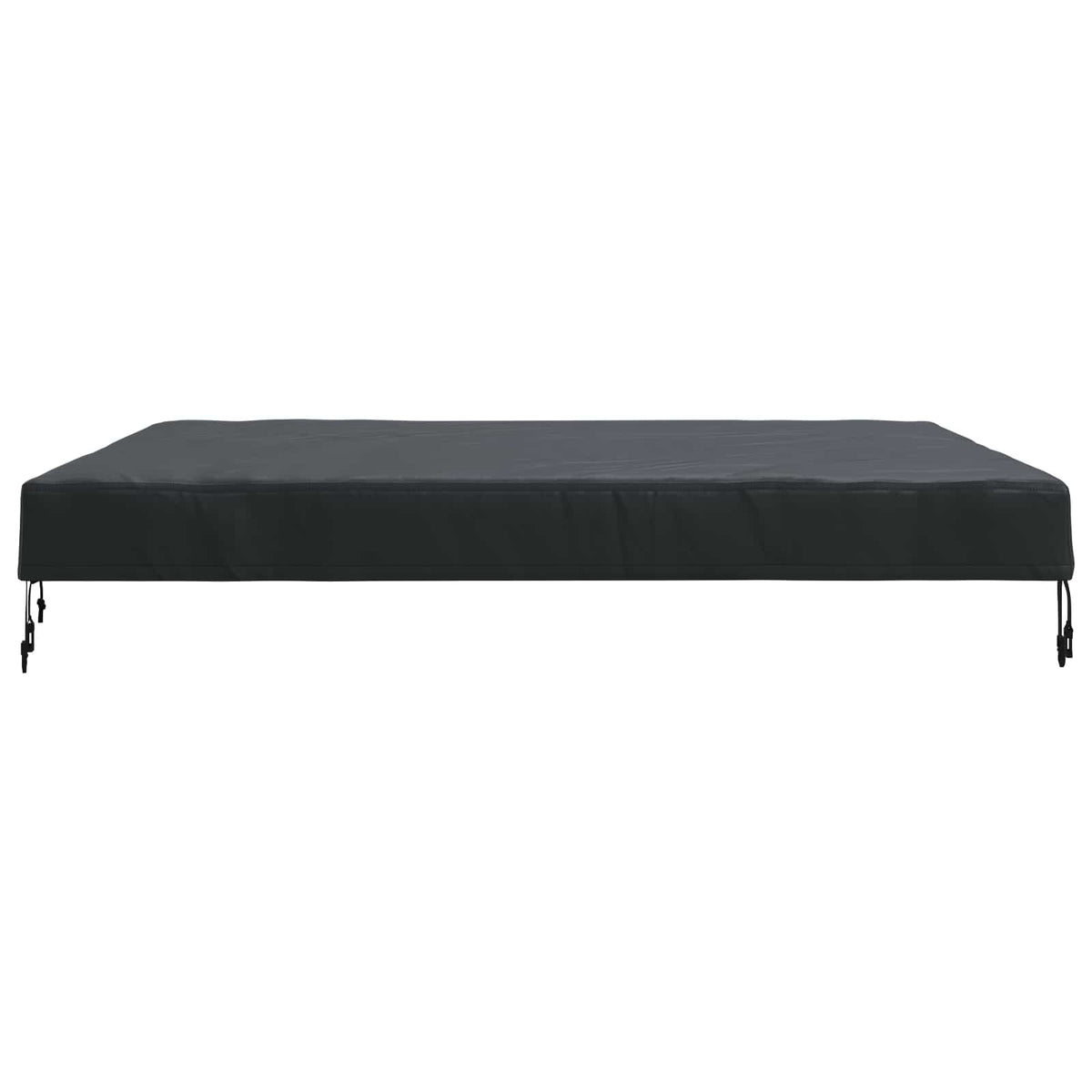 vidaXL Table Cover 122 x 122 x 15 cm Square Waterproof Black