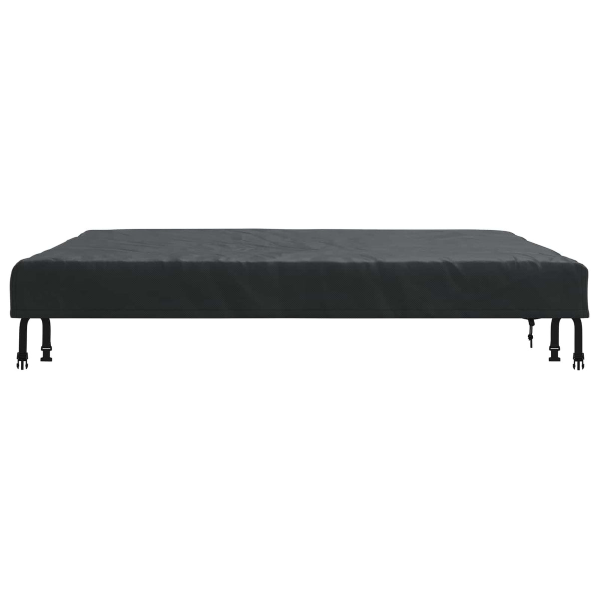 vidaXL Table Cover 122 x 122 x 15 cm Square Waterproof Black