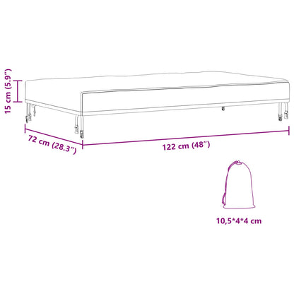 vidaXL Table Cover 122 x 72 x 15 cm Fabric Rectangular Waterproof