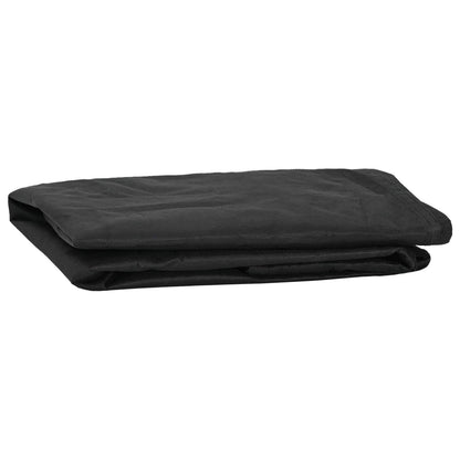 vidaXL Table Cover Plain Black 122 x 72 x 15 cm Fabric
