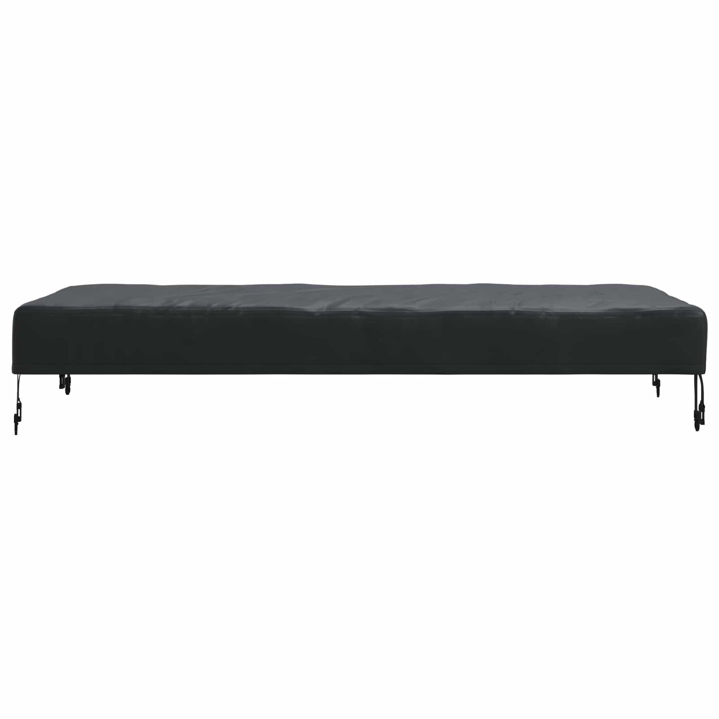 vidaXL Table Cover Plain Black 152 x 92 x 15 cm Fabric