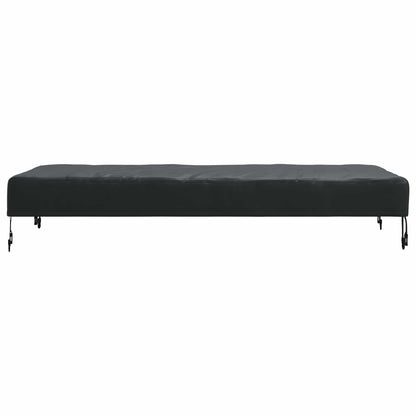 vidaXL Table Cover Plain Black 152 x 92 x 15 cm Fabric