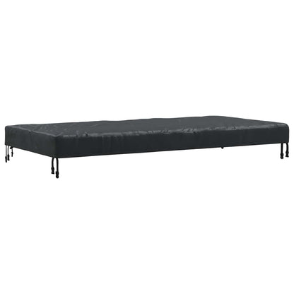 vidaXL Table Cover Plain Black 182 x 102 x 15 cm Fabric