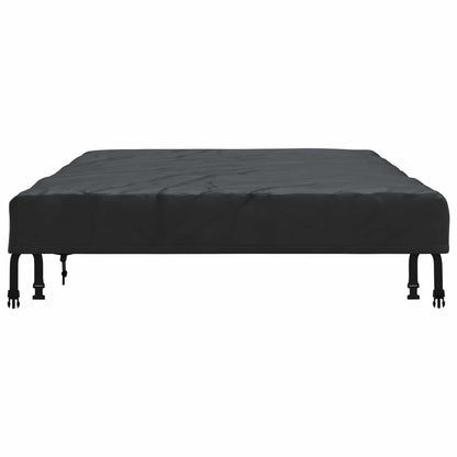 vidaXL Table Cover Plain Black 202 x 102 x 15 cm Fabric