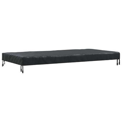 vidaXL Table Cover Plain Black 202 x 102 x 15 cm Fabric