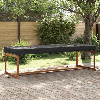 vidaXL Table Cover Plain Black 242 x 102 x 15 cm Fabric