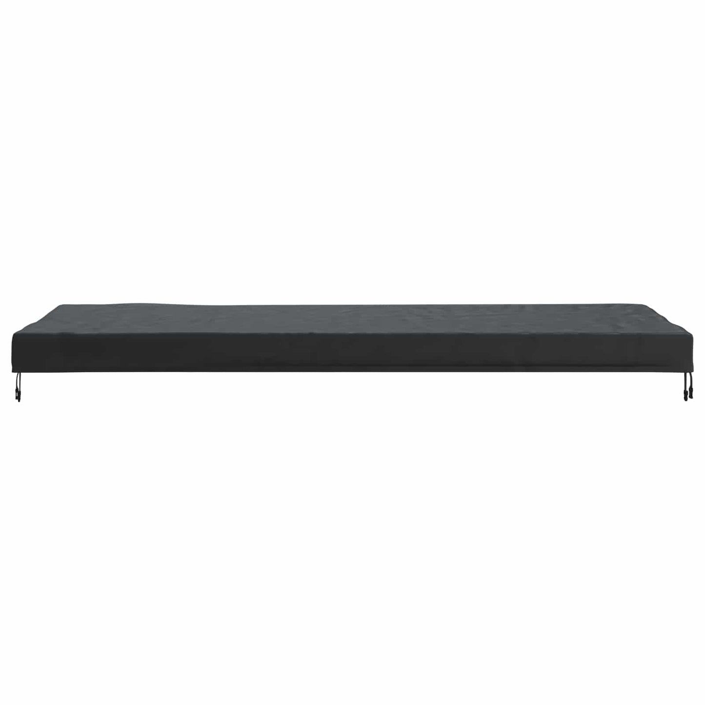 vidaXL Table Cover Plain Black 242 x 102 x 15 cm Fabric