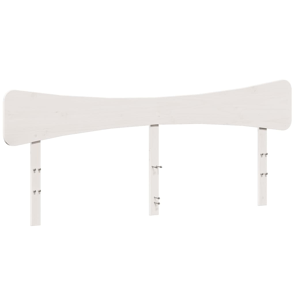 vidaXL Bed Frame without Mattress White 160x200 cm Solid Wood Pine