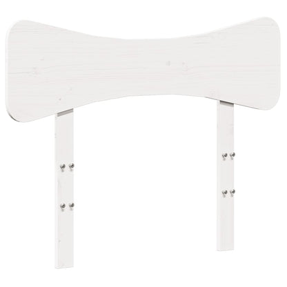 vidaXL Bed Frame without Mattress White 100x200 cm Solid Wood Pine