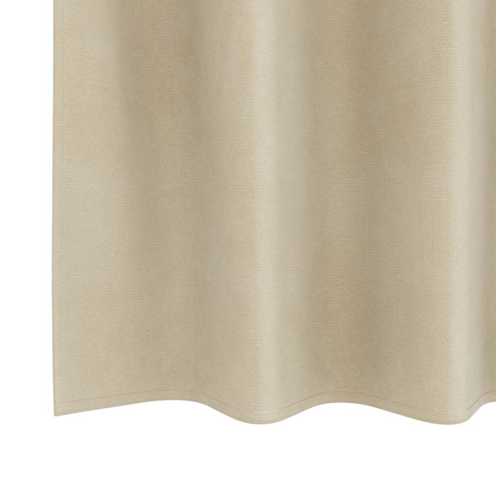 vidaXL Blackout Curtains 2 pcs Cream 140 x 225 cm Velvet