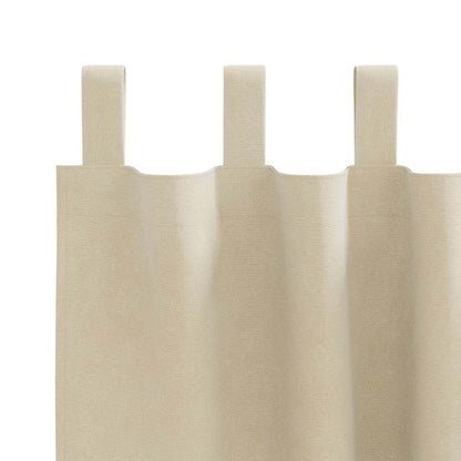 vidaXL Blackout Curtains 2 pcs Cream 140 x 225 cm Velvet