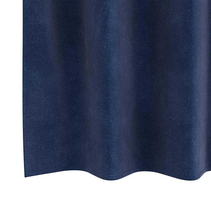 vidaXL Blackout Curtains 2 pcs Dark Blue 140 x 140 cm Velvet