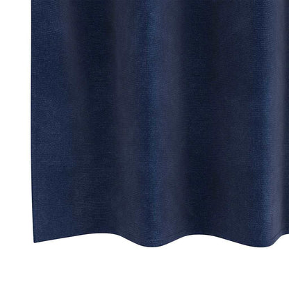 vidaXL Blackout Curtains 2 pcs Dark Blue 140 x 175 cm Velvet