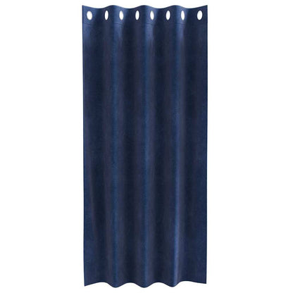 vidaXL Blackout Curtains 2 pcs Dark Blue 140 x 175 cm Velvet