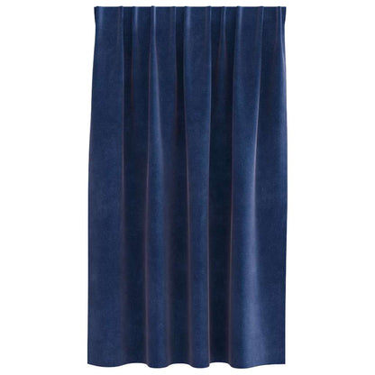 vidaXL Blackout Curtains 2 pcs Dark Blue 140 x 140 cm Velvet