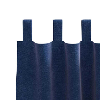 vidaXL Blackout Curtains 2 pcs Dark Blue 140 x 260 cm Velvet