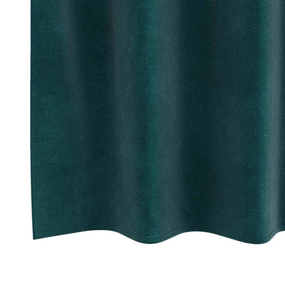 vidaXL Blackout Curtains 2 pcs Dark Green 140 x 225 cm Velvet