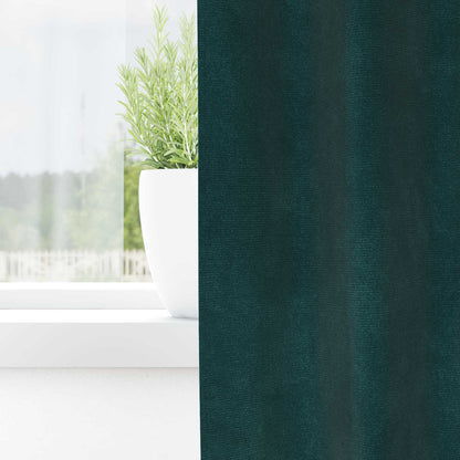 vidaXL Blackout Curtains 2 pcs Dark Green 140 x 245 cm Velvet