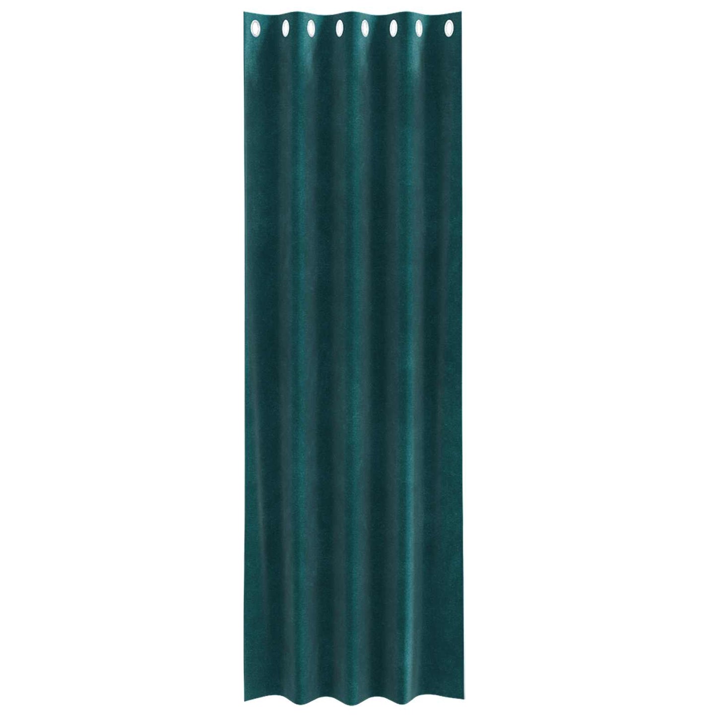 vidaXL Blackout Curtains 2 pcs Dark Green 140 x 245 cm Velvet