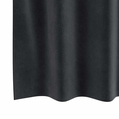 vidaXL Blackout Curtains 2 pcs Dark Grey 140 x 260 cm Velvet