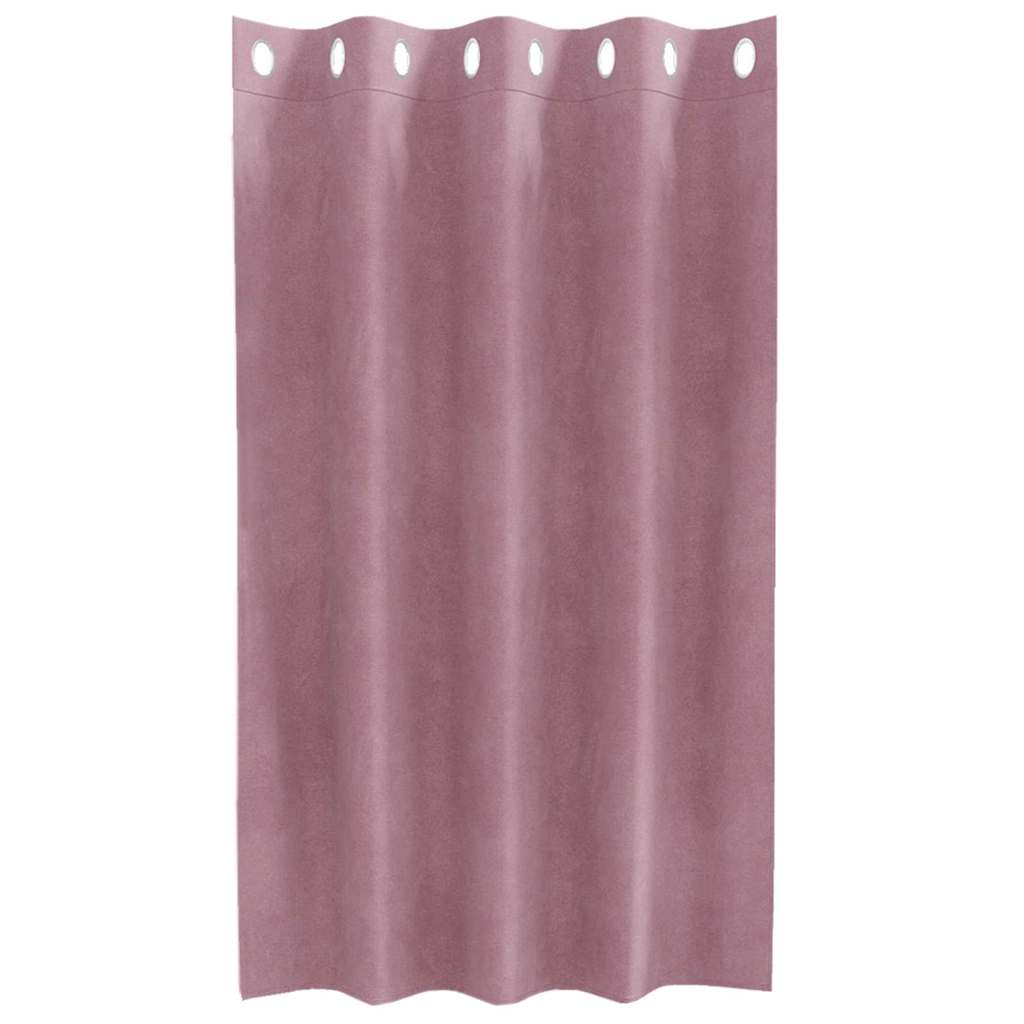 vidaXL Blackout Curtains 2 pcs Dark Pink 140 x 140 cm Velvet