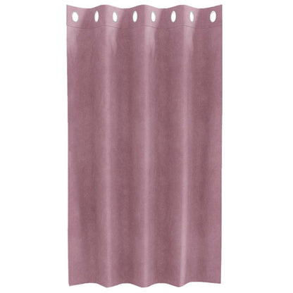 vidaXL Blackout Curtains 2 pcs Dark Pink 140 x 140 cm Velvet