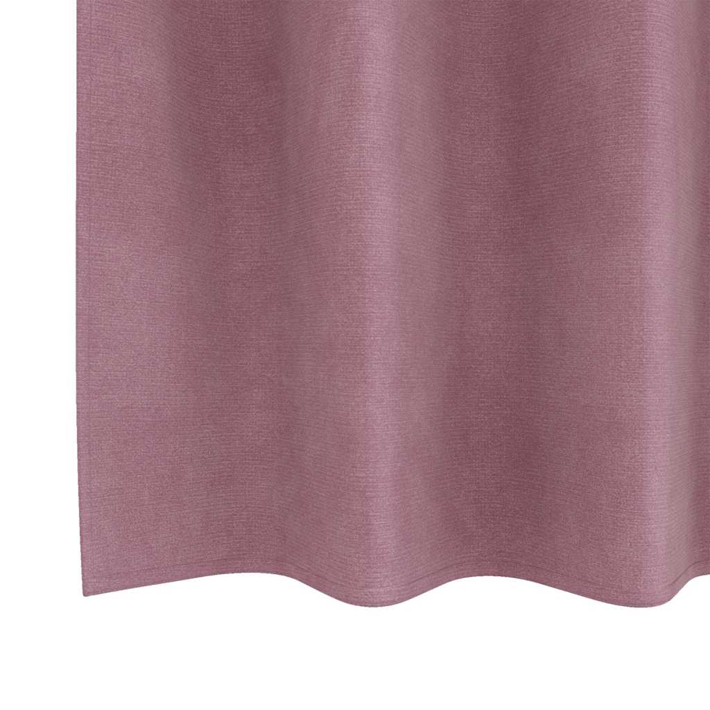 vidaXL Blackout Curtains 2 pcs Dark Pink 140 x 245 cm Velvet
