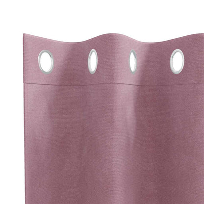 vidaXL Blackout Curtains 2 pcs Dark Pink 140 x 260 cm Velvet