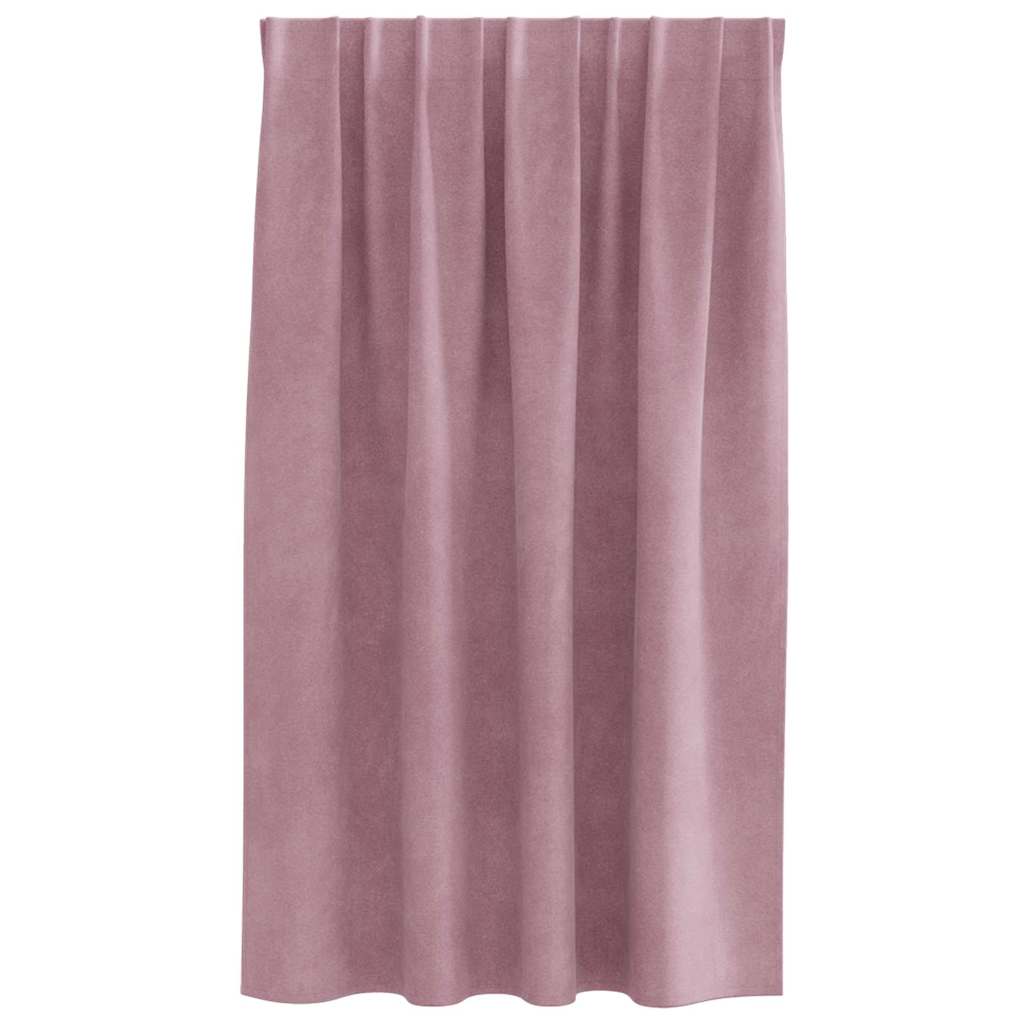 vidaXL Blackout Curtains 2 pcs Dark Pink 140 x 140 cm Velvet
