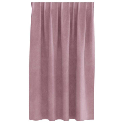 vidaXL Blackout Curtains 2 pcs Dark Pink 140 x 140 cm Velvet