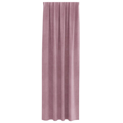 vidaXL Blackout Curtains 2 pcs Dark Pink 140 x 225 cm Velvet