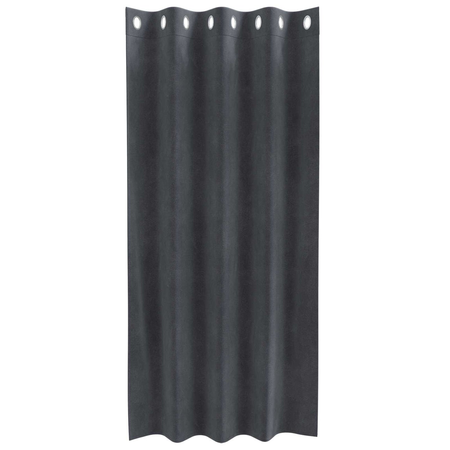 vidaXL Blackout Curtains 2 pcs Light Grey 140 x 175 cm Velvet