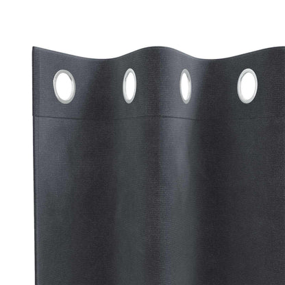 vidaXL Blackout Curtains 2 pcs Light Grey 140 x 225 cm Velvet