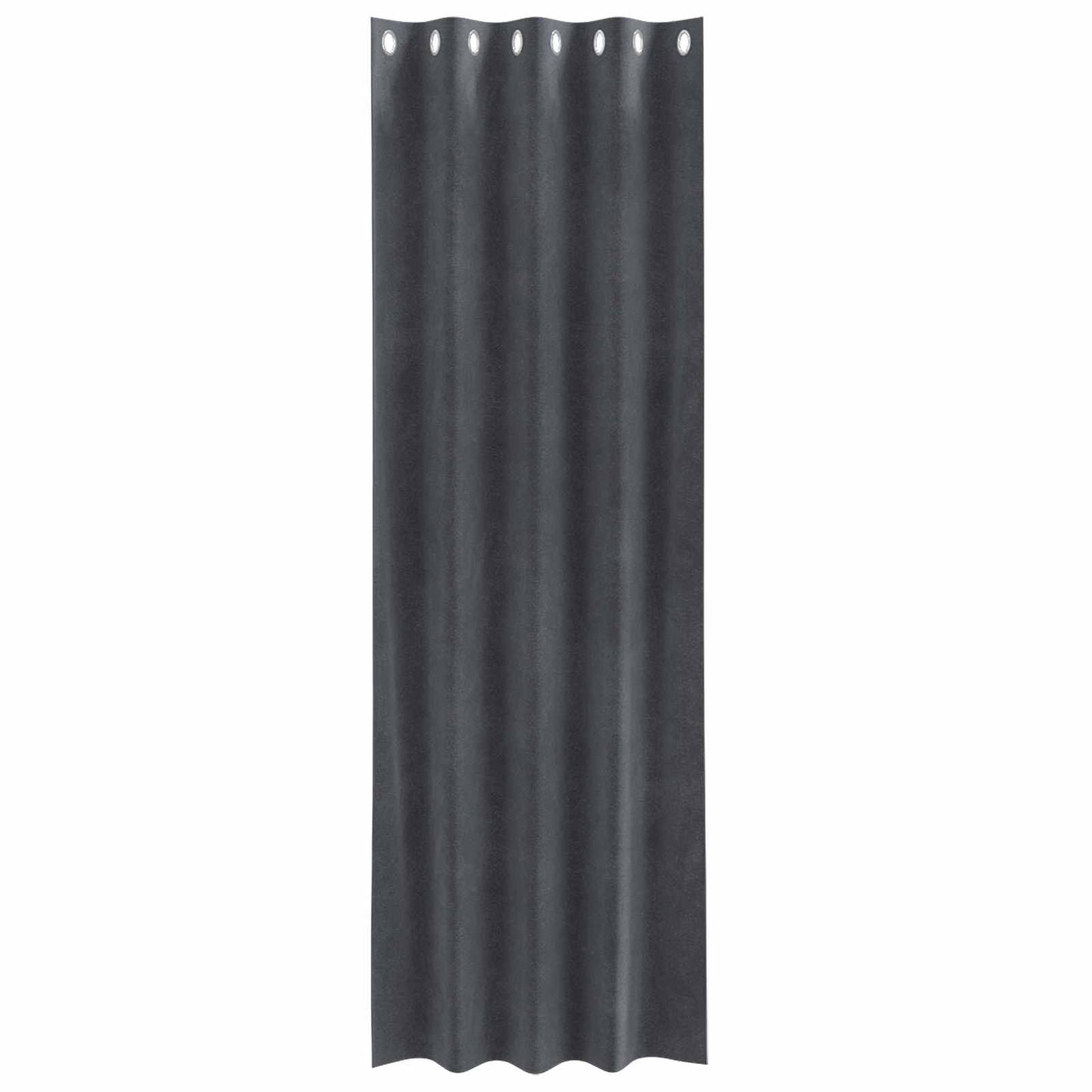vidaXL Blackout Curtains 2 pcs Light Grey 140 x 245 cm Velvet