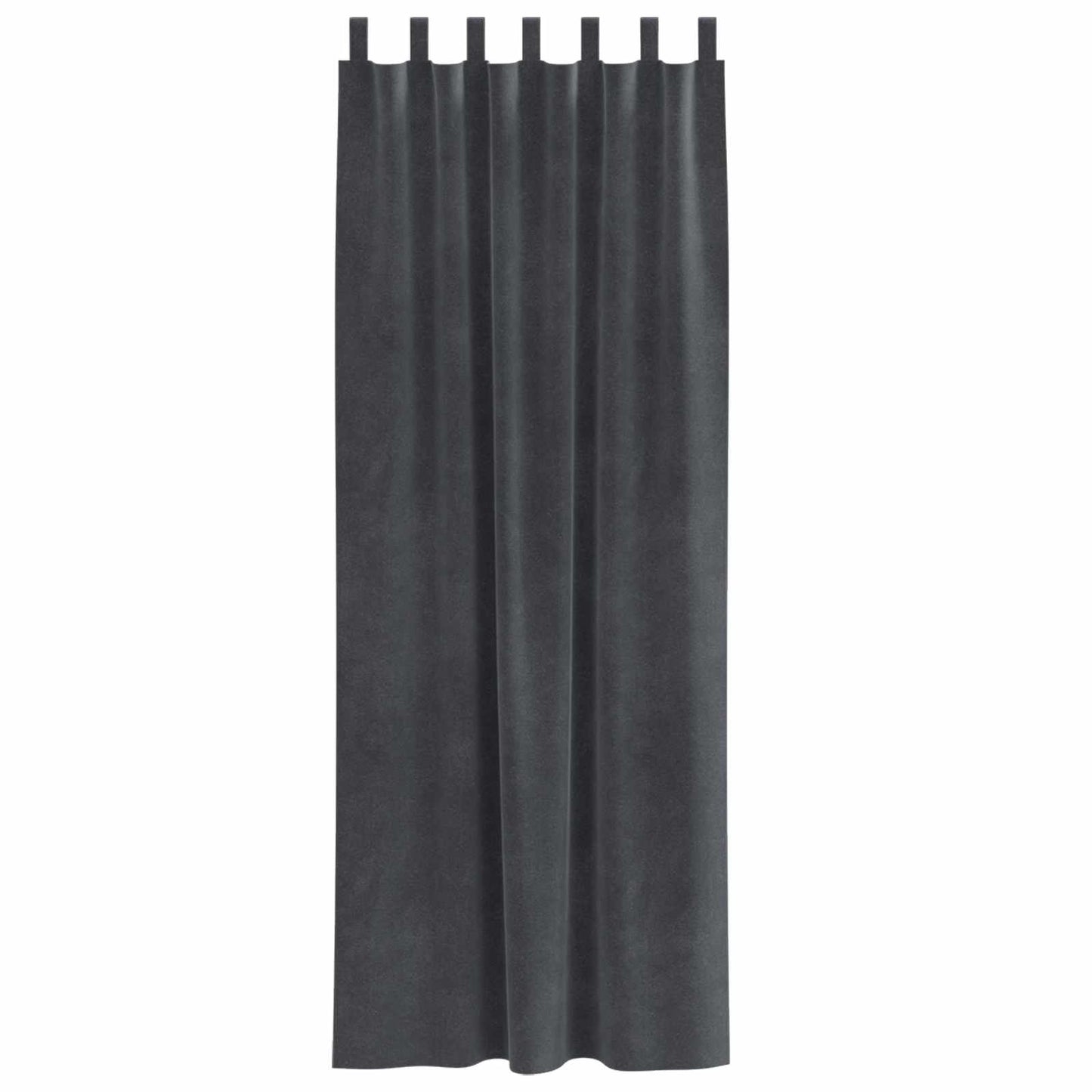 vidaXL Blackout Curtains 2 pcs Light Grey 140 x 260 cm Velvet