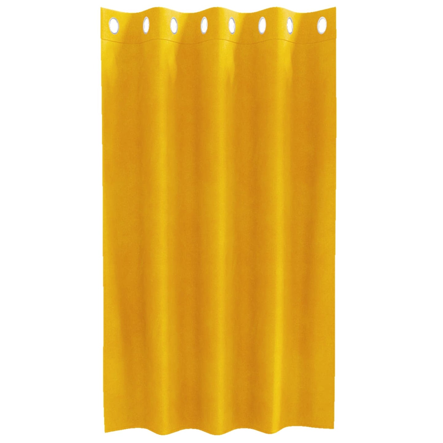 vidaXL Blackout Curtains 2 pcs Mustard Yellow 140 x 140 cm Velvet