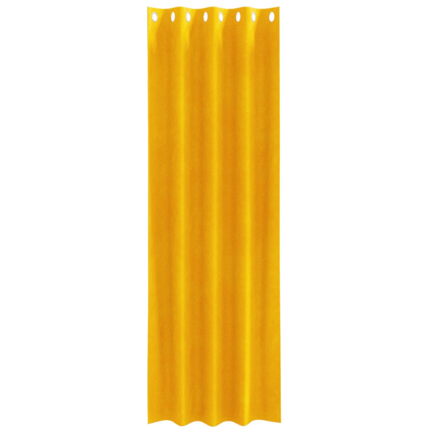 vidaXL Blackout Curtains 2 pcs Mustard Yellow 140 x 260 cm Velvet