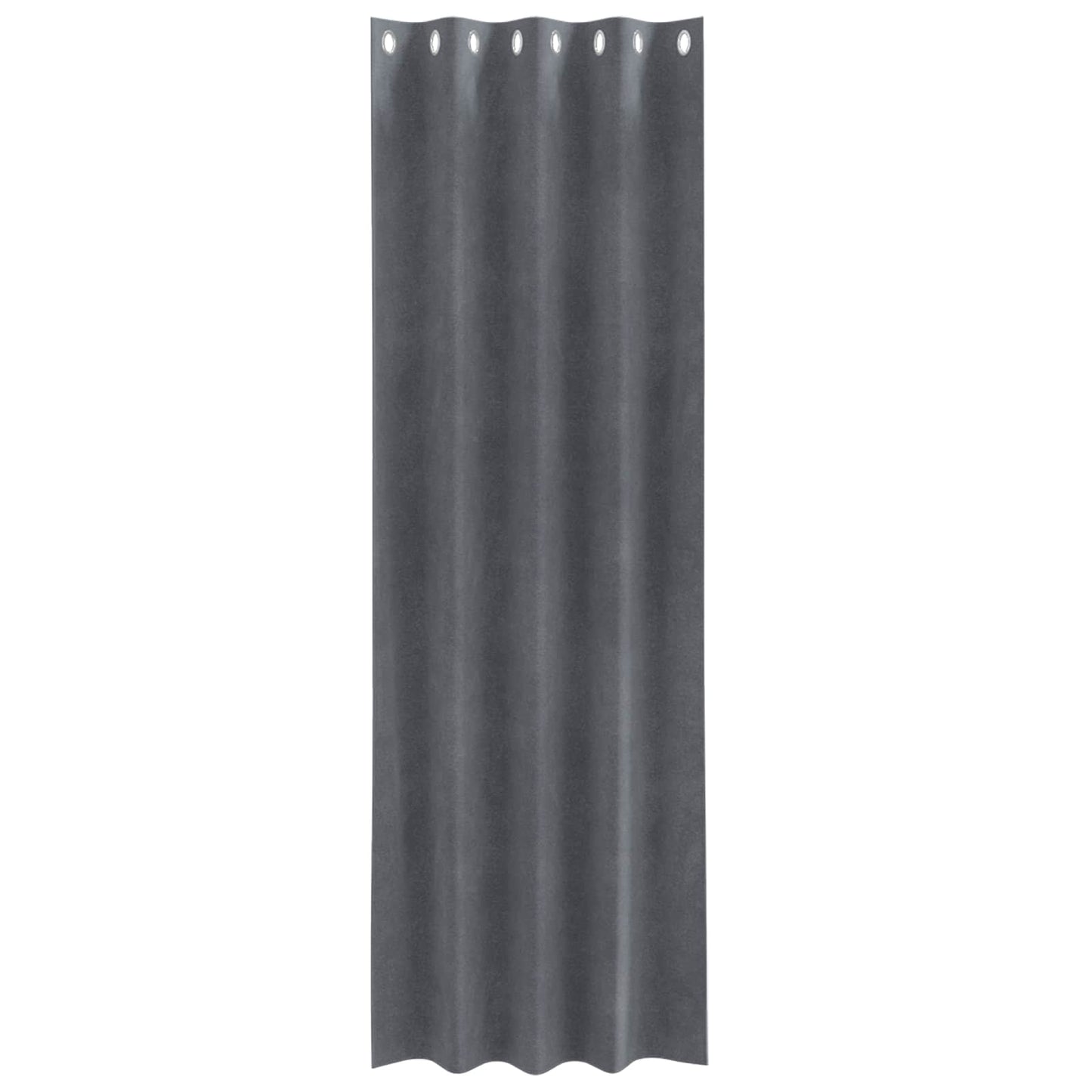 vidaXL Blackout Curtains 2 pcs Light Grey 140 x 245 cm Velvet