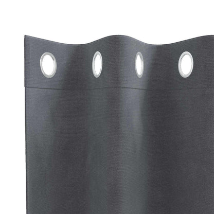 vidaXL Curtains 2 pcs Light Grey 140 x 260 cm Velvet