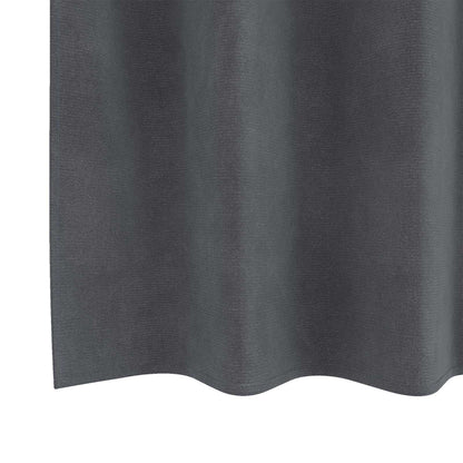 vidaXL Curtains 2 pcs Light Grey 140 x 260 cm Velvet