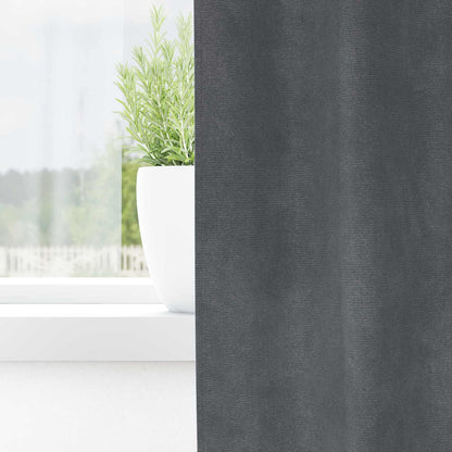 vidaXL Curtains 2 pcs Light Grey 140 x 260 cm Velvet