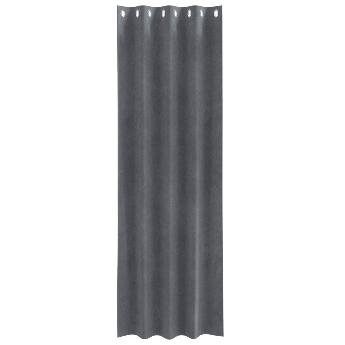 vidaXL Curtains 2 pcs Light Grey 140 x 260 cm Velvet