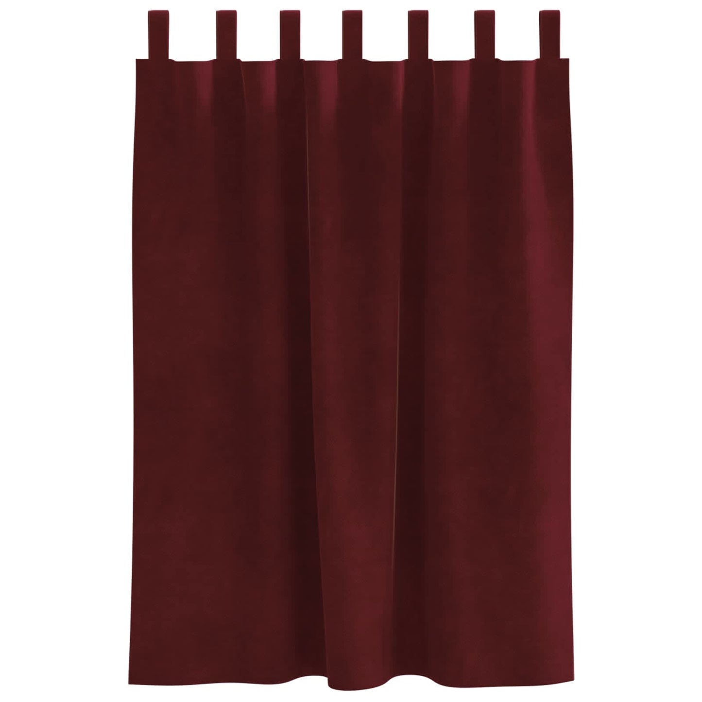 vidaXL Blackout Curtains 2 pcs Wine Red 140 x 140 cm Velvet