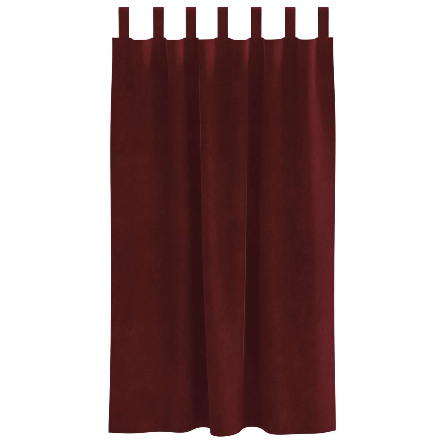 vidaXL Blackout Curtains 2 pcs Wine Red 140 x 175 cm Velvet