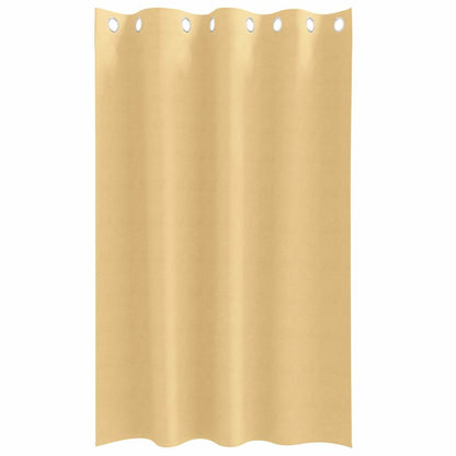 vidaXL Blackout Curtains with Rings 2 pcs Beige 175 x 140 cm Polyester