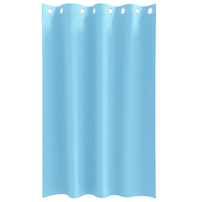 vidaXL Blackout Curtains with Rings 2 pcs Light Blue 175 x 140 cm